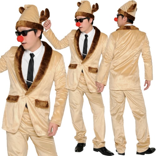 スタイリッシュトナカイ [仮装 衣装 クリスマス サンタ かっこいい イベント] 【_849087】