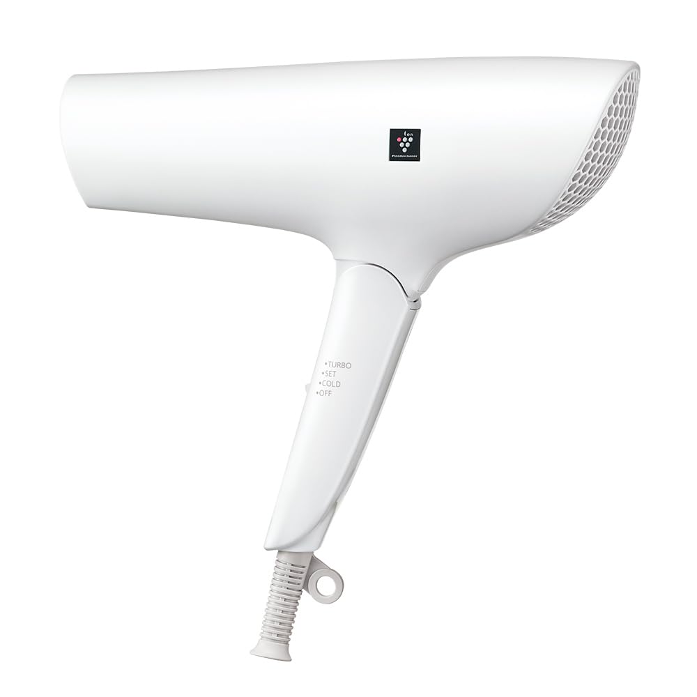 シャープ ドライヤー IB-P601-W プラズマクラスター ビューティ うるおい効果 静電気抑制 速乾 美髪ケア シンプル操作 ルミナスホワイト