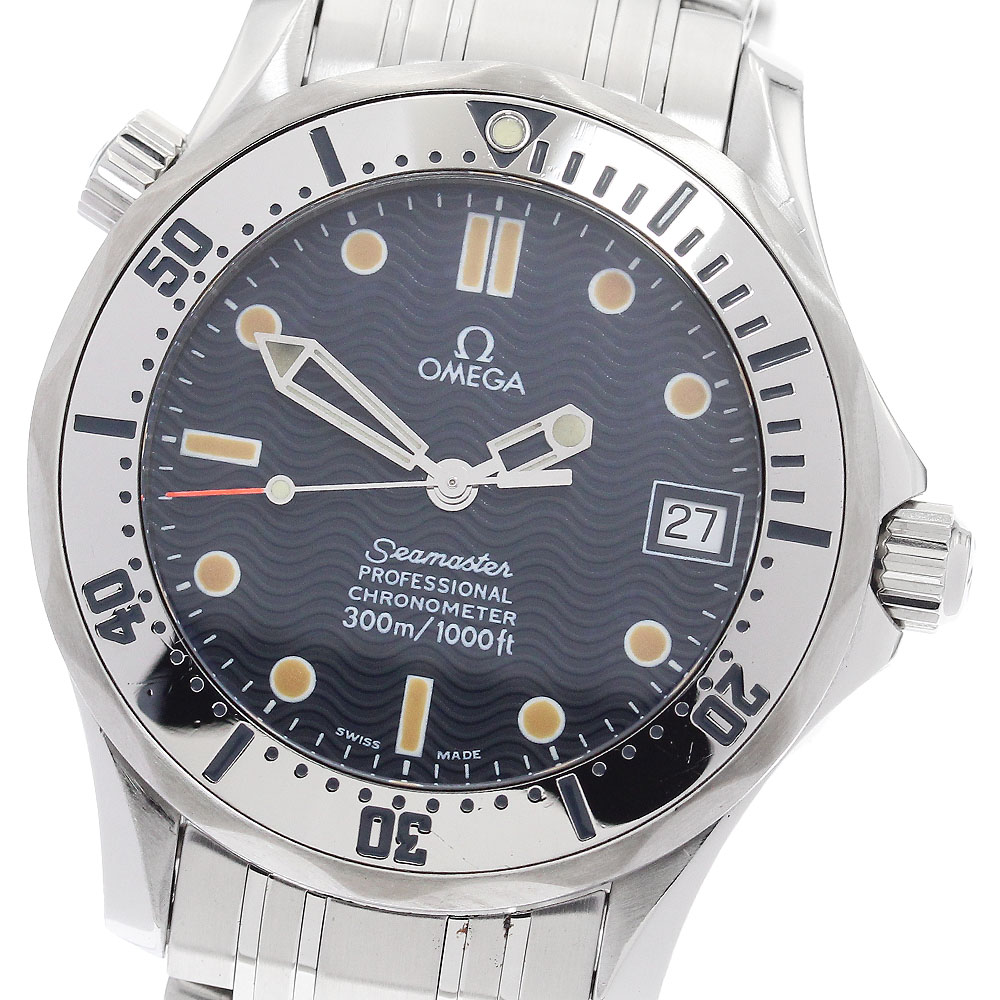 オメガ OMEGA 2552.80 シーマスター ダイバー 300M デイト 自動巻き ボーイズ _904368【中古】