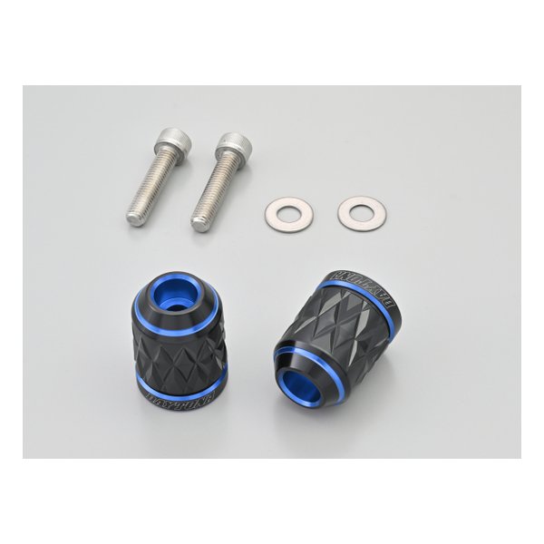 バーエンド カワサキ M8 用 KIRIKO ブルー 40419