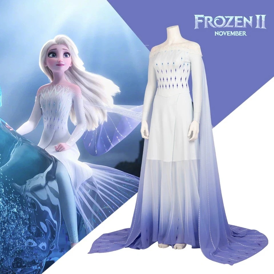 アナと雪の女王 2 エルサ プリンセス ドレス Eisa エルサ プリンセス ドレス クリスマス コスチューム 女性用