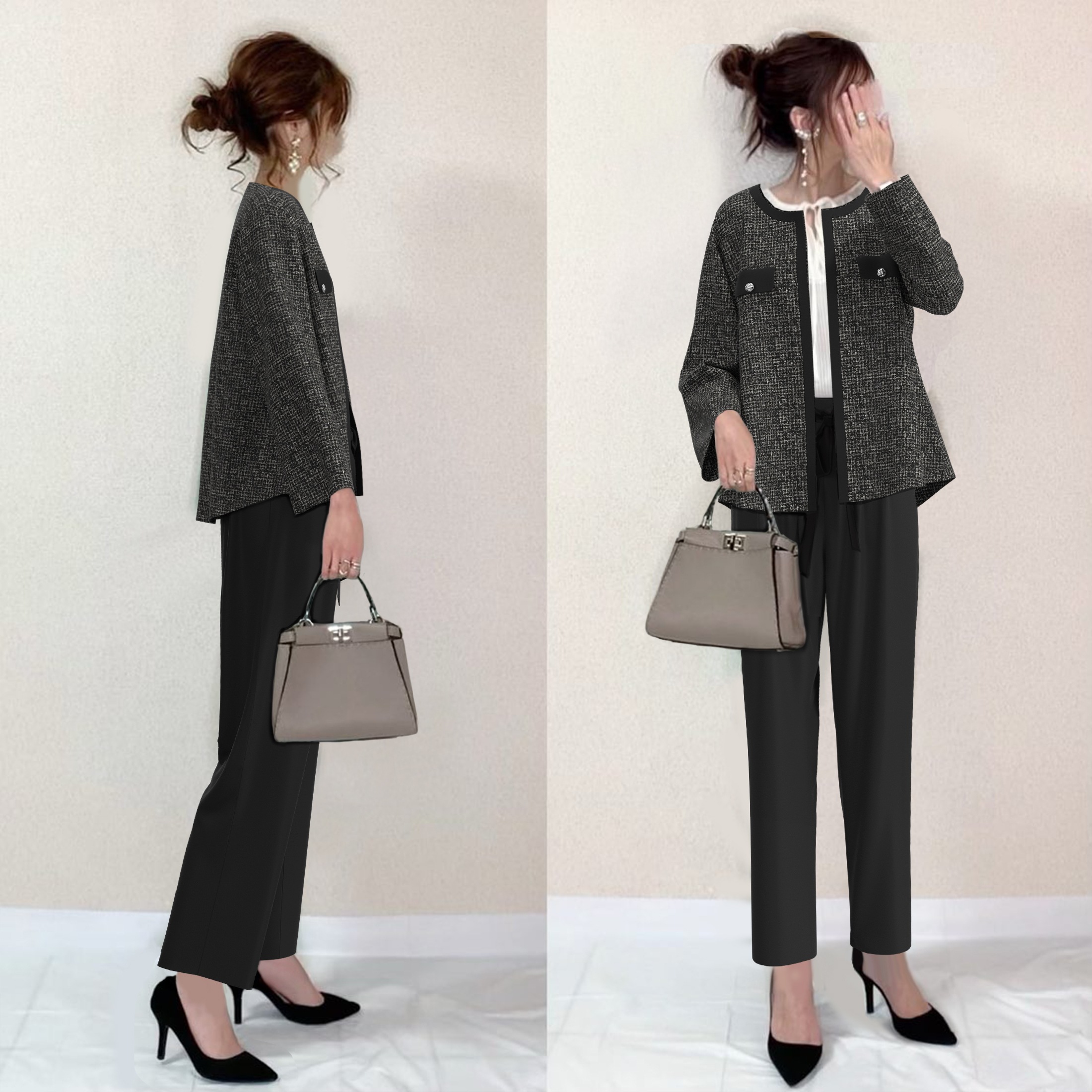 【高級品質!】 ボウタイ レディース パンツドレス パンツスーツ 入学式 ママスーツ フォーマルスーツ 卒業式 卒園式 入園式 結婚式 カジュアル