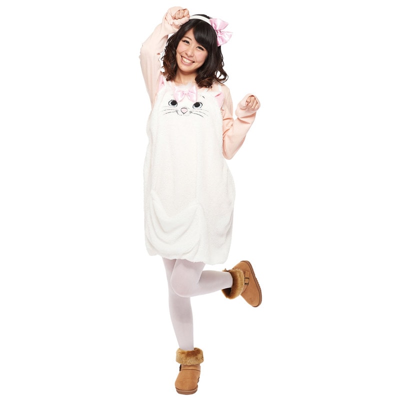 コスプレ 仮装 大人用サロペットマリー 【 レディース パーティーグッズ 公式 ハロウィン 正規ライセンス品 余興 コスチューム 女性用 衣装 ディズニー 】
