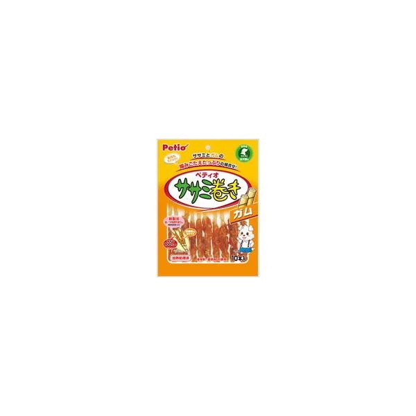 【1ケース】【お取り寄せ対象品】ペティオ ササミ巻き ガム 10本入 [ヤマヒサペットケア事業部 Petio(ペティオ)] *30個