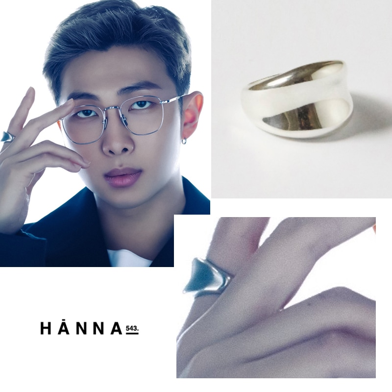 ★BTS RM 着用★【HANNA543】★R347 Ring リン.グ★ HANNA543 正規品 925SILVER 451S チェーンリング BTS ジン RM