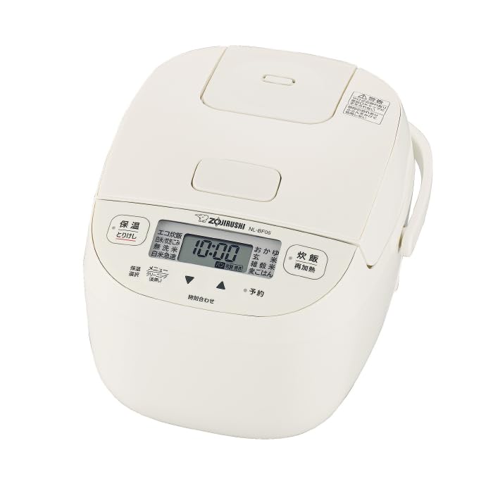 象印マホービン 炊飯器 3合 ソフトホワイト NL-BF05-WZ