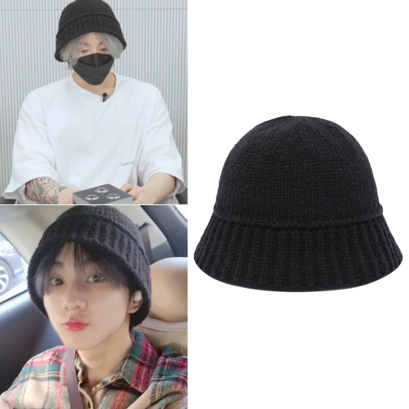 BTS ジョングク着用★Ellioti★大人気★Wool Knit Bucket Hat BTS ジョングク着用☆Ellioti☆大人気☆Wool Knit Bucket Hat