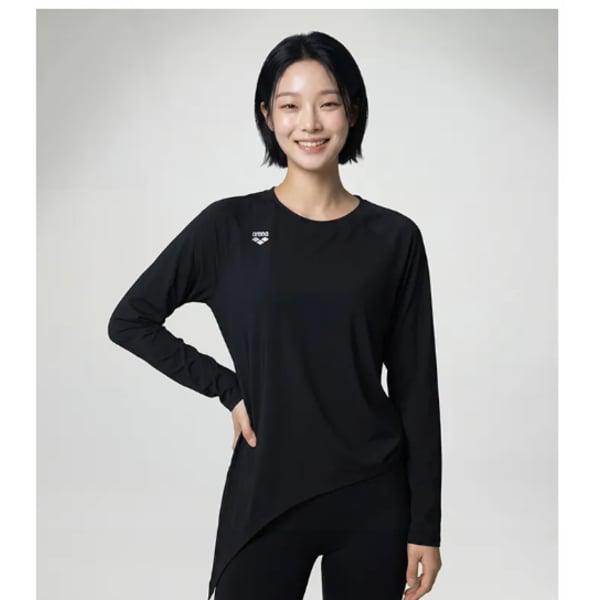ソーラーラップ 女性 タイアップ ラッシュガード A6BL1QR12 ( BLK ,LPK )