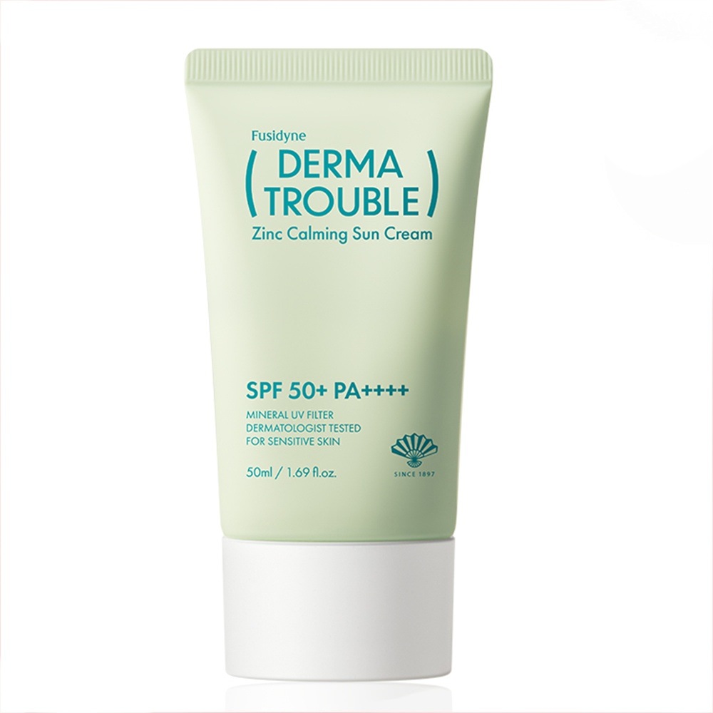 DERMA TROUBLE フシダイン ダーマトラブル ジンク カーミング 日焼け止め50ml1個