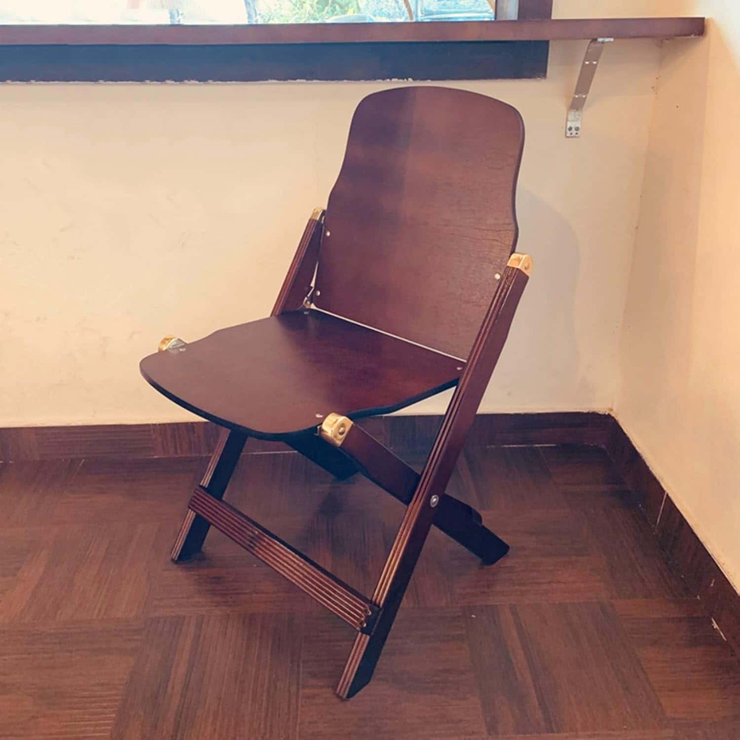 木製 折り畳みチェア オフィス 会議 ダイニング リビング ナチュラル 天然木 フォールディング コンパクト 省スペース 来客用 椅子 10,777円