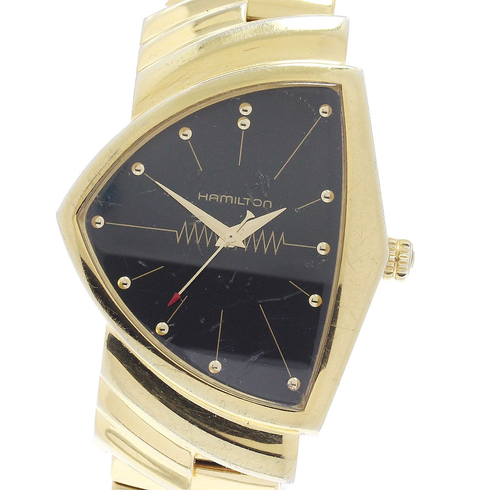 ハミルトン HAMILTON H243010 ベンチュラ クォーツ メンズ 保証書付き_923073【中古】