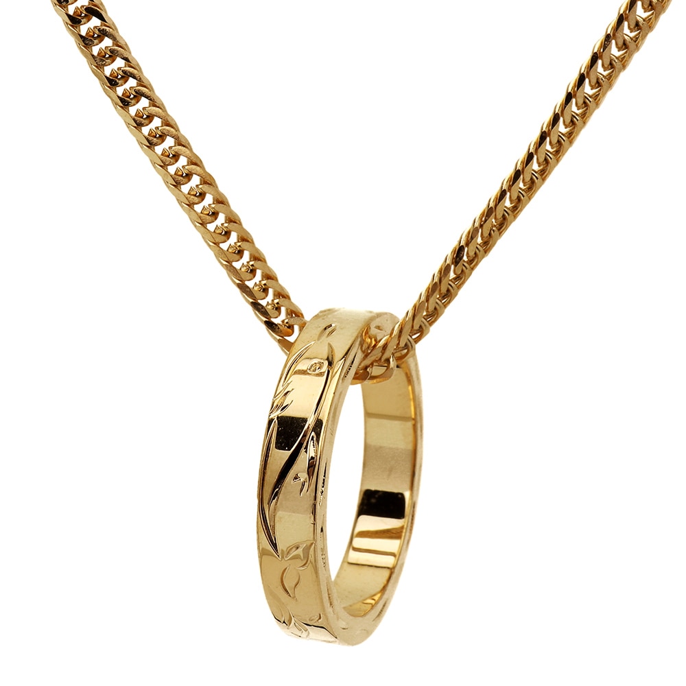 BFF ハワイアンリングネックレス [bffn-r002-g]