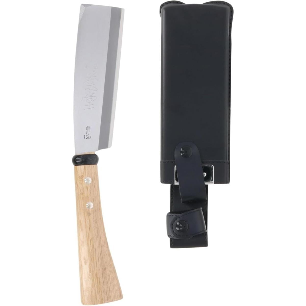 高儀 菊堂 鋼付 サヤ入り ナタ 150mm 火造り鍛造 片刃 なた 鉈 薪割 TAKAGI