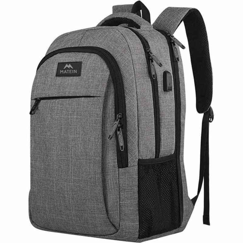 MATEIN　トラベル ラップトップ バックパック GR　100701GRY 17.3