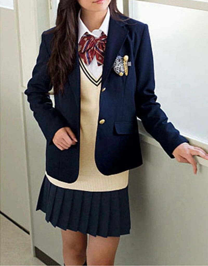 即納あり制服　ブレザー　女子高生ジャケット ブレザー　紺ブラック大きいサイズ 制服スクールブレザー　スクール ブレザー 　JK制服ブレザー　定番　高校生 学生 中学 ジャケット ＳMLXLXXL