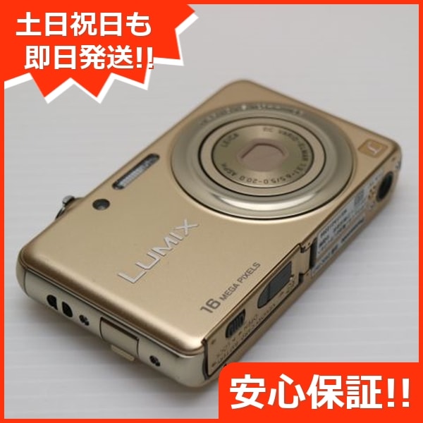 美品 DMC-FH7 シャインゴールド Panasonic LUMIX デジカメ 199