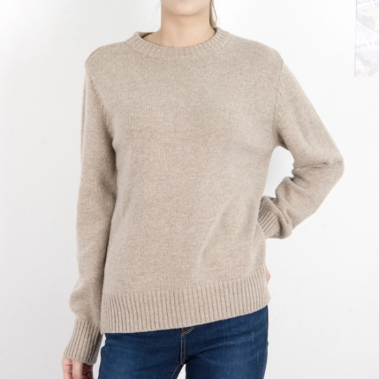 クッキーセブンP5645ソウル混紡ラウンドネックベーシックニート4color ニット/セーター/ニット/韓国ファッション クッキーセブンP5645ソウル混紡ラウンドネックベーシックニート4color ニット/セーター/ニット/韓国ファッション