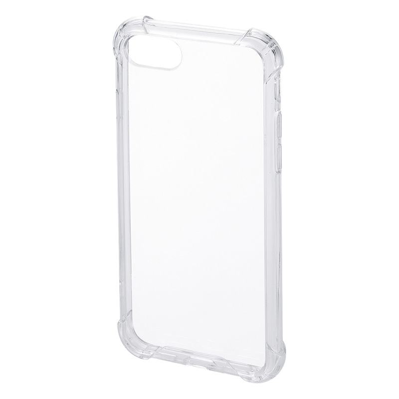 （まとめ買い）サンワサプライ iPhone 8 7 SE3 SE2用耐衝撃ケース クリア PDA-IPH013CL [x3]