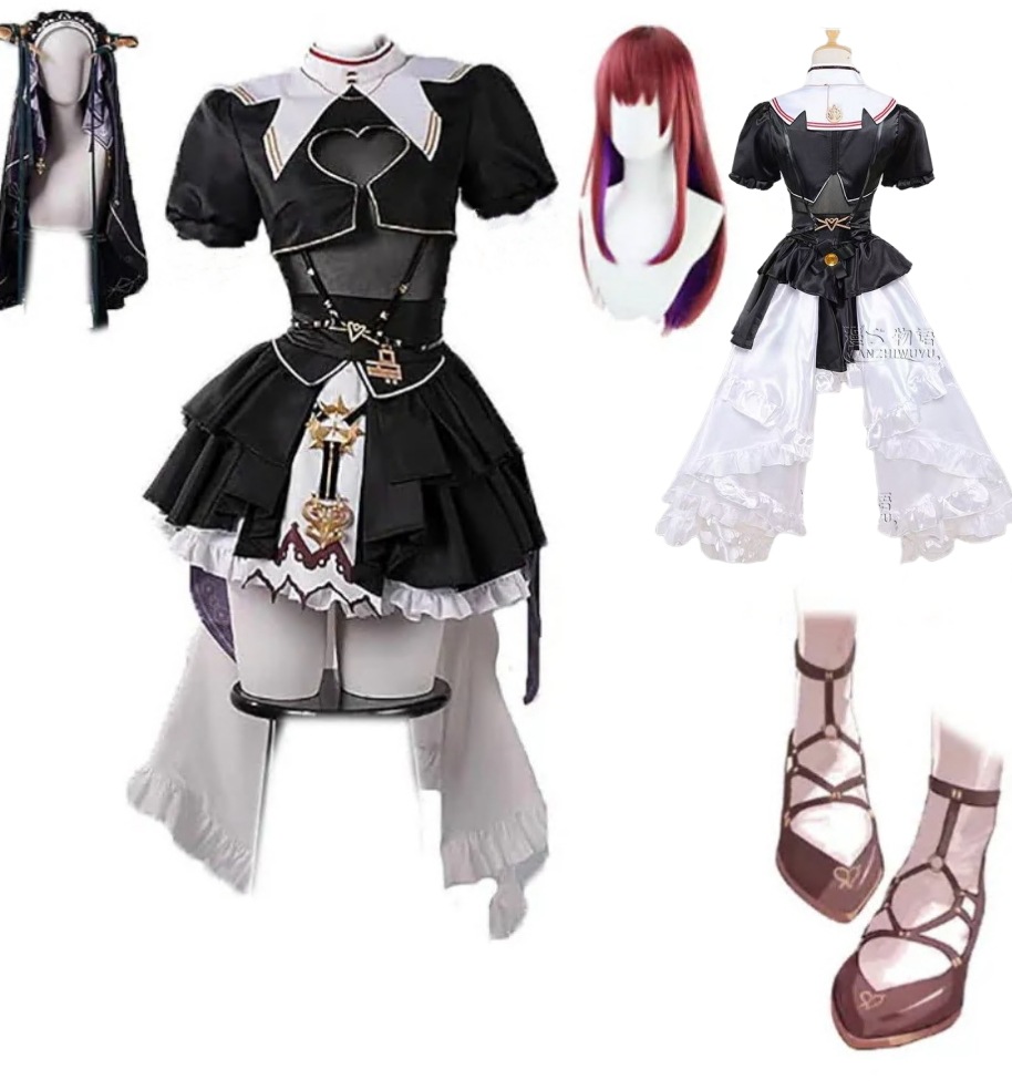 宝鐘マリン 新衣装 修女服 バーチャル YouTuber VTuber コスプレ衣装 ウィッグ靴追加可能