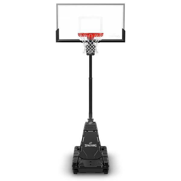 メーカー直送品 SPALDING スポルディング 54インチ モーメンタス EZ アッセンブリー アクリルポータブル クリアビュー バスケットボール 6E2010JP ミニバス対応