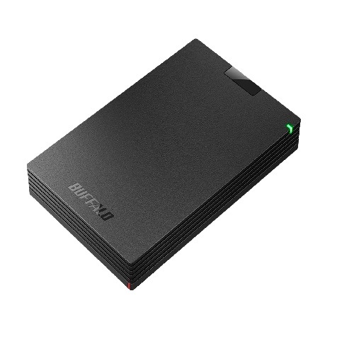 USB3.1 Gen.1 対応 ポータブルHDD スタンダードモデル ブラック HD-PCG2.0U3-GBA