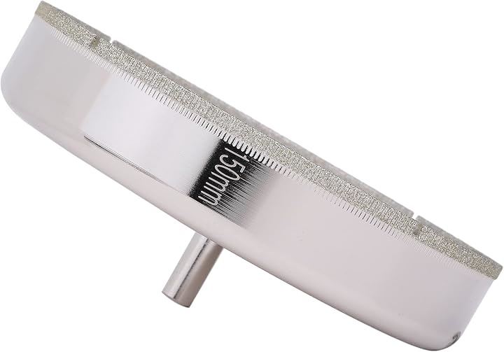 陶器・ガラス・大理石に穴あけ ダイヤモンドホールソー ドリルビット コアビット タイル 超硬 電動ドリル ドライバー ホールカッター (150mm)