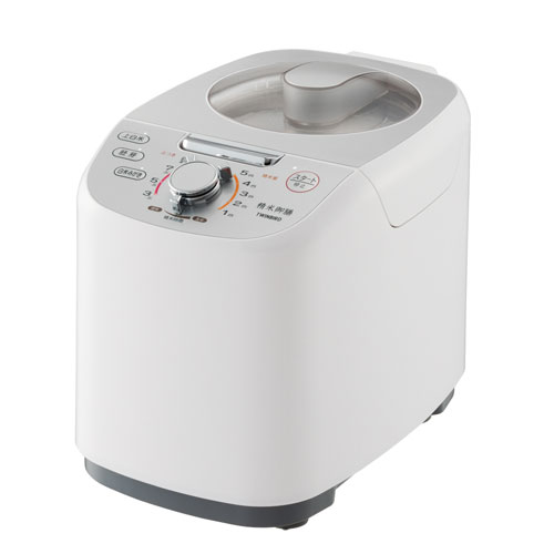 ツインバード MR-E751W コンパクト精米器（1～5合用）　ホワイト MRE751W