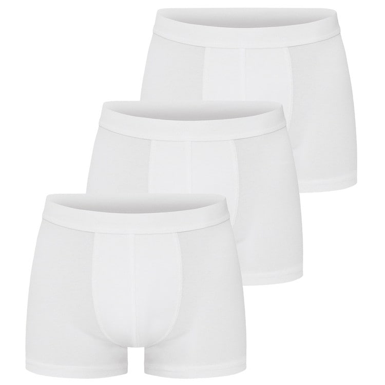 ブレッド＆ボクサーズ：ORGANIC COTTON ボクサートランク 3PK [ホワイト]【BNBUS239-100】 5,082円