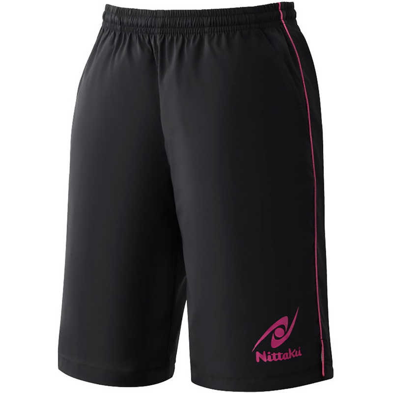 ニッタク　卓球用品 Nittaku ユニセックス ブレーカーハーフパンツ2 ピンク L　NW2878