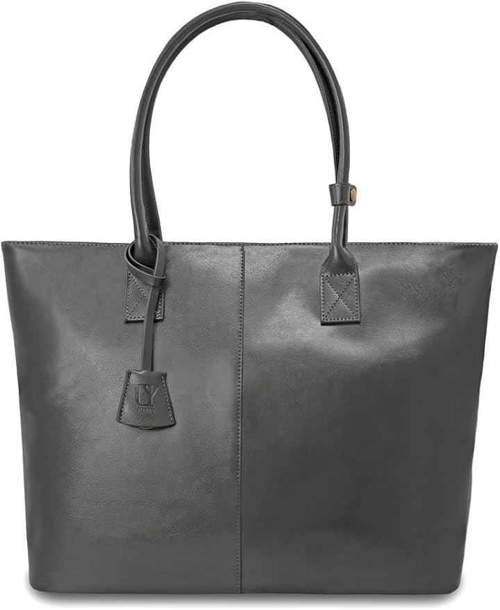 トートシリーズの最上位モデル トートバッグ メンズ ビジネスバッグ 大容量 鞄 皮 革 uy23(05.グレー)