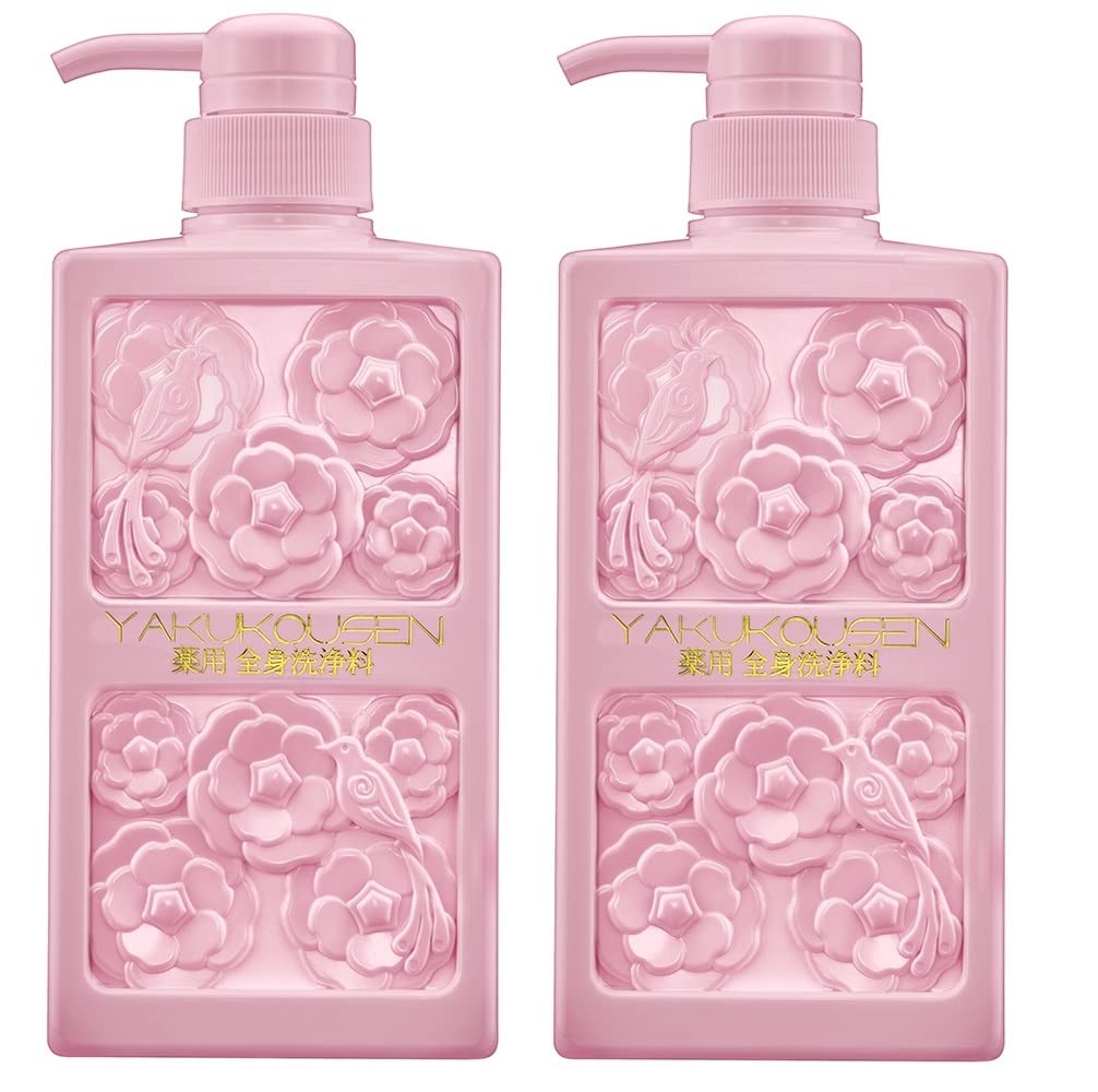 薬酵泉 薬用全身洗浄料 生ローヤルゼリー配合 500ml（限定ボトル プリンセスピンク）× 2本セット【リニューアルバージョン】