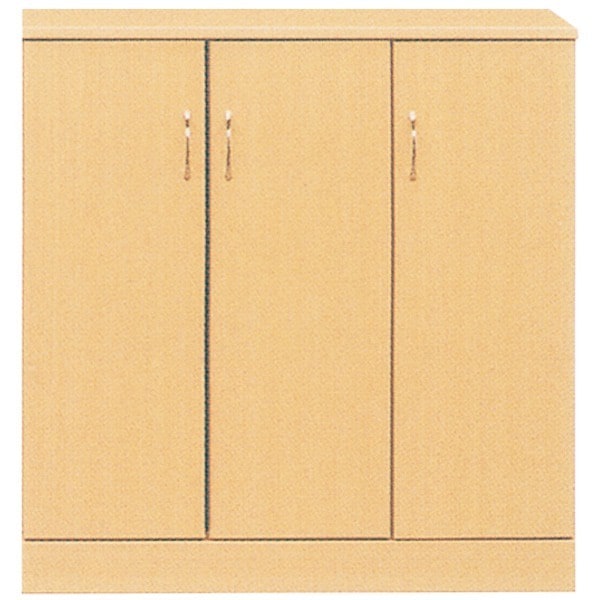 ローシューズボックス(下駄箱) 幅90cm奥行38cm高さ92cm 日本製 ナチュラル PLAZA2プラザ2 完成品 20,930円