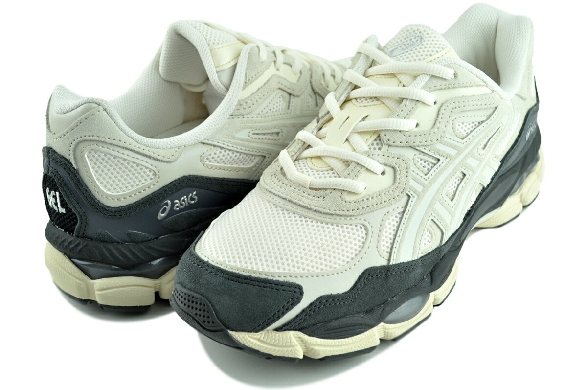 ゲル NYC ホワイト スモークグレー 1203a383-111