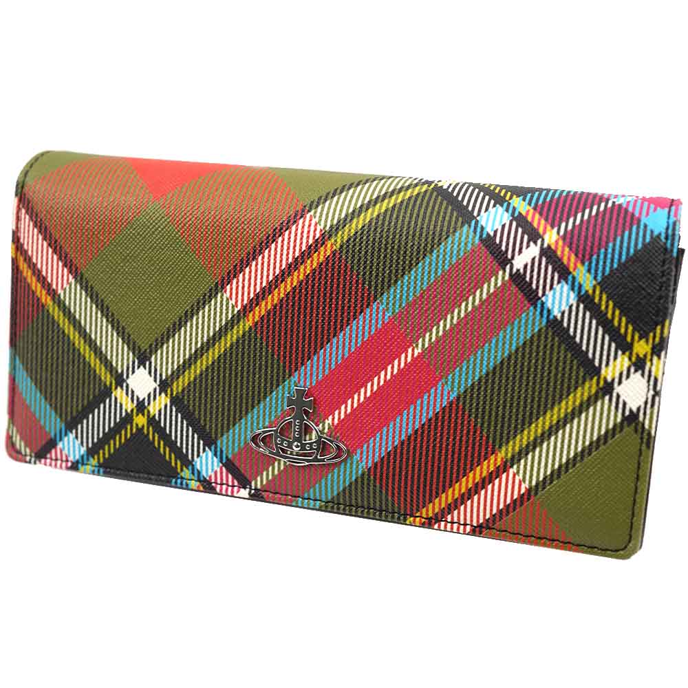 ヴィヴィアンウエストウッド 長財布 二つ折り Vivienne Westwood レディース DERBY CLASSIC LONG WALLET VEGAN BIO LEATHER SAFFIANO