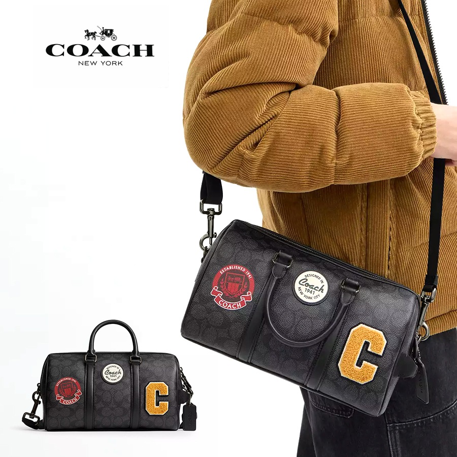 ショルダーバッグ ベンチュラー ダッフル バッグ 27 シグネチャー キャンバス パッチ 2WAY CY821 通勤 肩掛け 斜め掛け メンズ