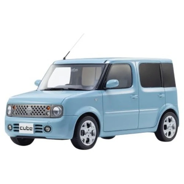 samurai 1/18 日産 キューブ エアブルー 完成品