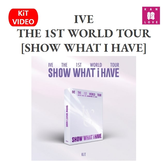 IVE THE 1ST WORLD TOUR [SHOW WHAT I HAVE] KIT VIDEO 公式グッズ/生写真1+トレカ1