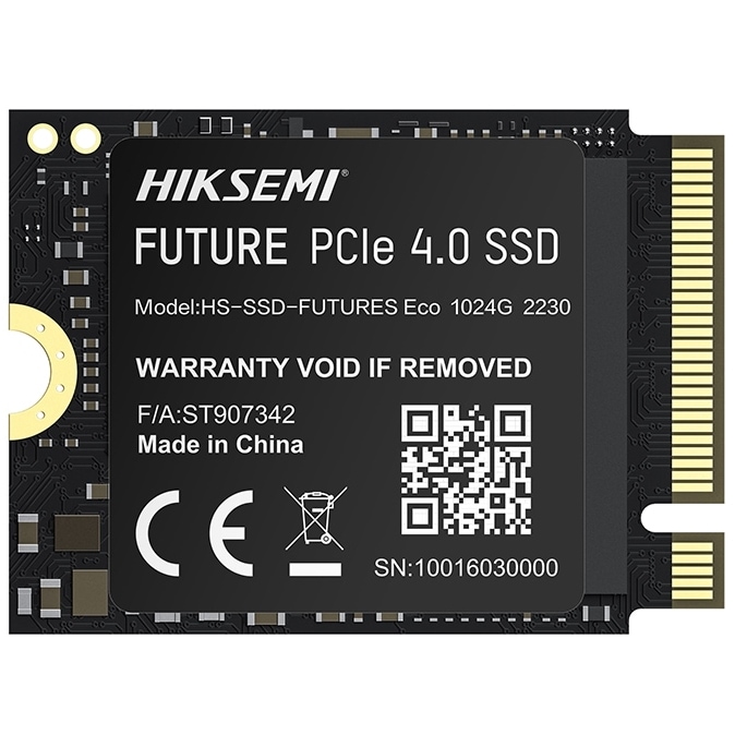 1TB 2230 NVMe M.2 SSD PCIe Gen44 最大読込: 5,000MB/s 最大書き：3,300MB/s TLC 国内正規品 メーカー5年保証　HS-SSD-FUTURES-E