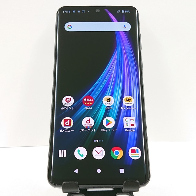 AQUOS zero2 SH-01M ドコモ アストロブラック 送料無料 本体 c08210 【中古】