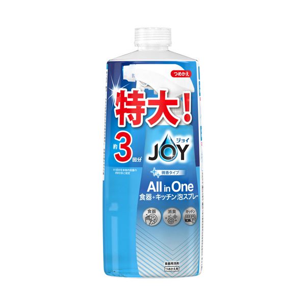 (まとめ）P＆G ジョイミラクル・クリーン泡スプレー 微香タイプ つめかえ用 3回分 690ml 1本 (×10セット)