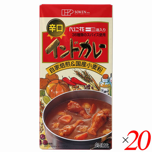 創健社 インドカレー （辛口） 115g 20個セット