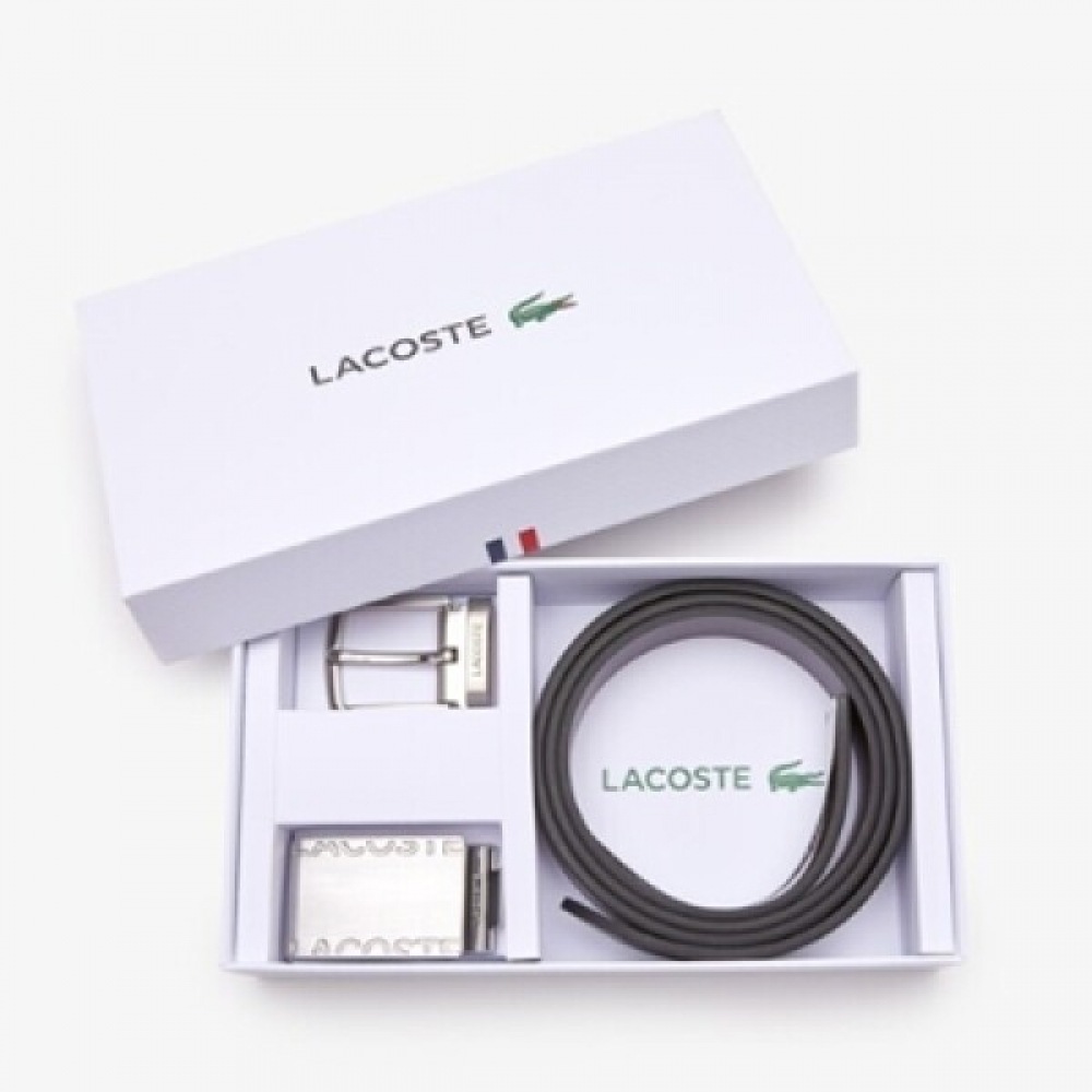 ラコステエレガンス牛革 2 バックルギフトボックス US RC4060M54N 371