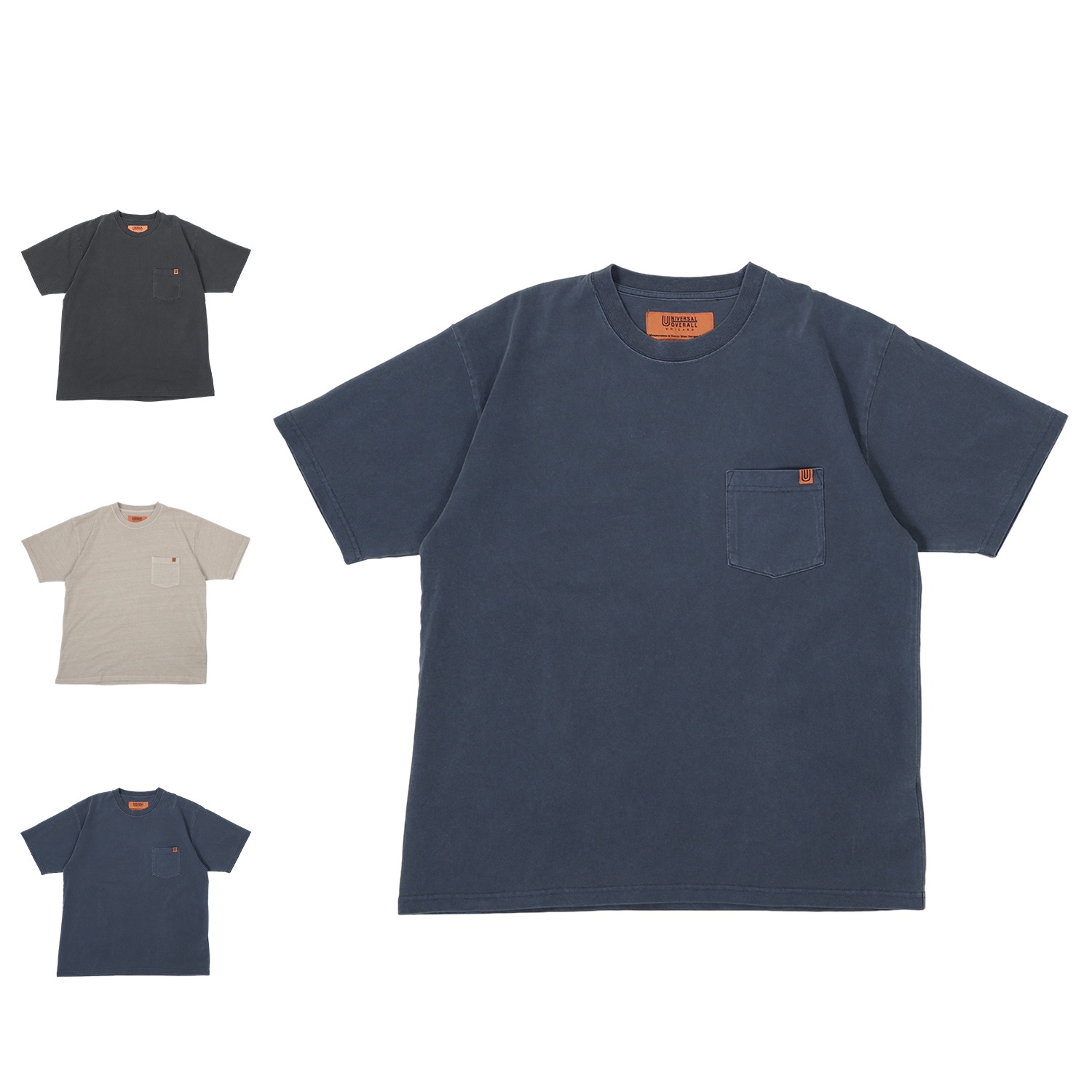 Tシャツ 半袖 ポケット メンズ 無地 POCKET S/S PIGMENT D U2413209-A