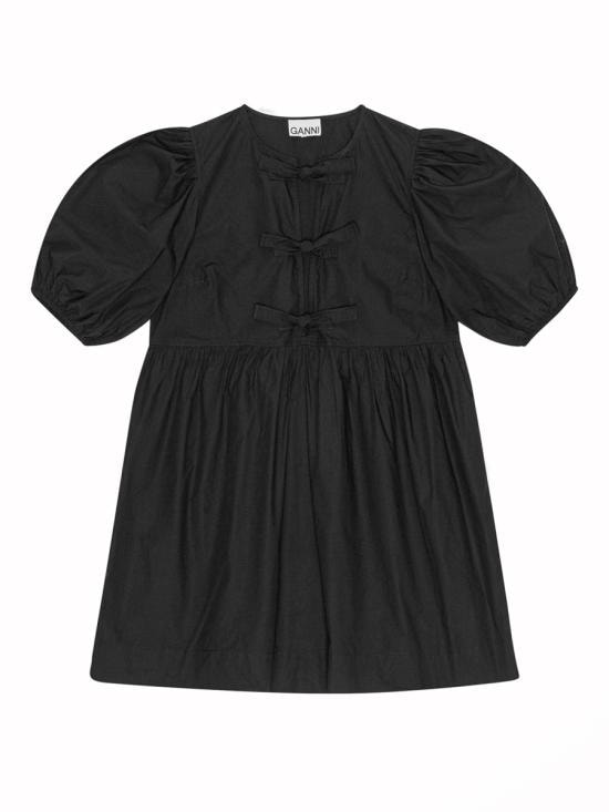 GANNI Women Dresses F9005 099 BLACK