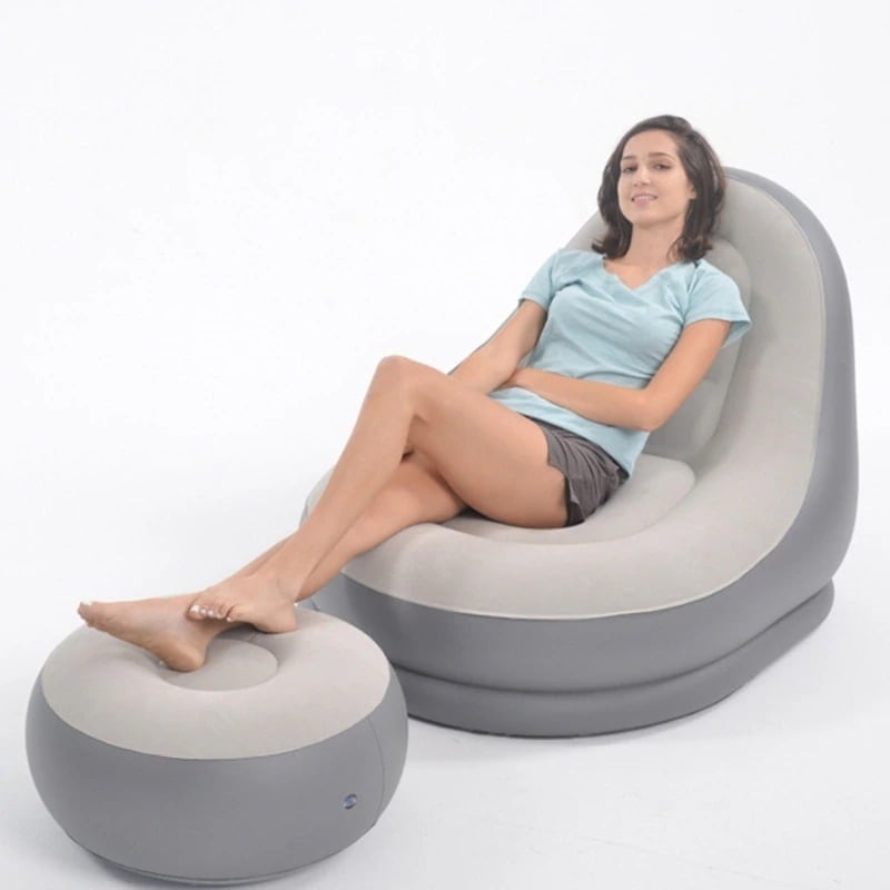 エアーソファー ソファベッド ビーチバッグ キャンプ Strava リビングルーム用の折りたたみ式エアーソファー