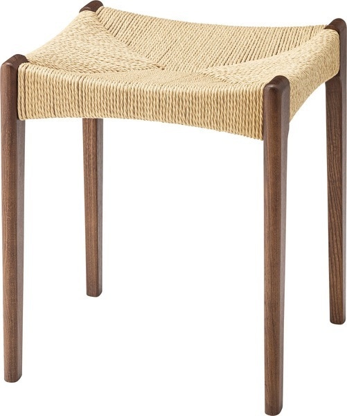 ペーパーコードスツール 天然木 アッシュ ウレタン塗装 ペーパーコード