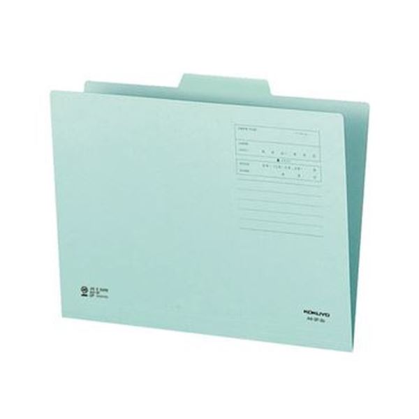 （まとめ）コクヨ 1/3カットフォルダー（カラー）A4 第2見出し 青 A4-3F-2B 1セット（10冊）(×20セット)