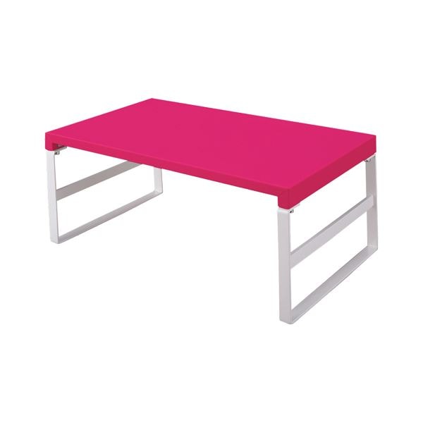 (まとめ) リヒトラブ 机上台 ハイタイプ W390×D250×H160mm 赤 A-7331-3 1台 (×5セット)