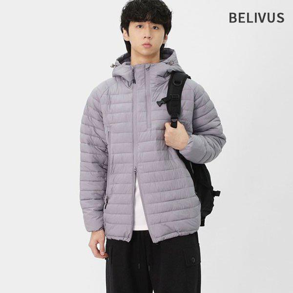 ビリーバーズ男性ウェルロンフード軽量パディングカジュアルゴプコアダウンジャンパーBGR004