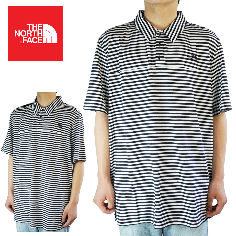 メンズ ポロシャツ【クリックポスト発送】ノースフェイスTHE NORTH FACEM TERRAIN POLOメンズ テレイン ポロTNF BL